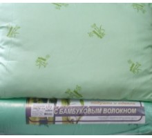 Подушка с наполнителем из бамбука ПБХ1 50*70 см. Наволочка поликаттон с кантом. Вес 650гр.