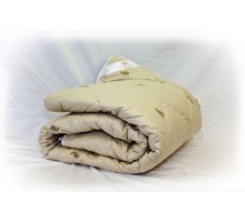 Одеяло стёганое из верблюжьей шерсти 100%, покрытие бязь Хлопок 100% ОШП16 172*205 см.